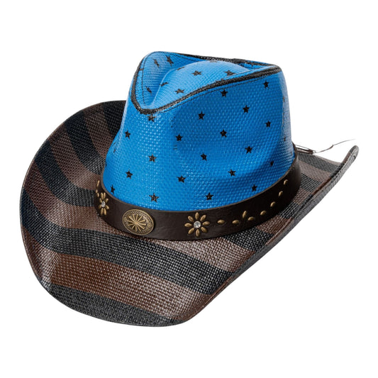 STARLIGHT RODEO STRAW COWBOY HAT
