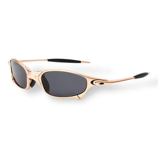 ROSE GOLD AEROFLEX POLARIZED SPORT SUNGLASSES
