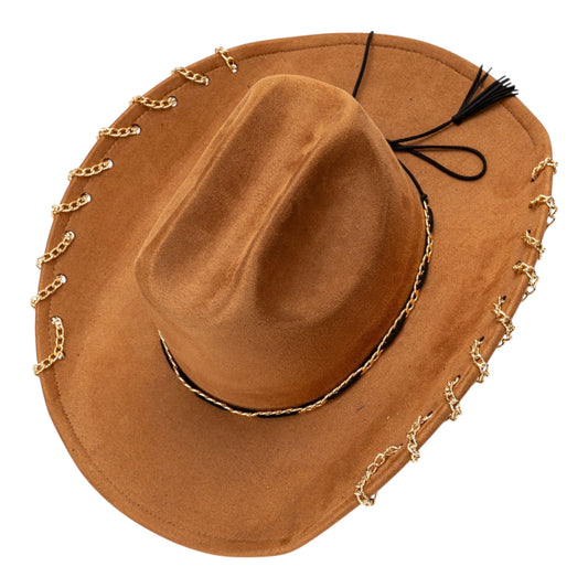 GOLDEN LARIAT SUEDE COWBOY HAT