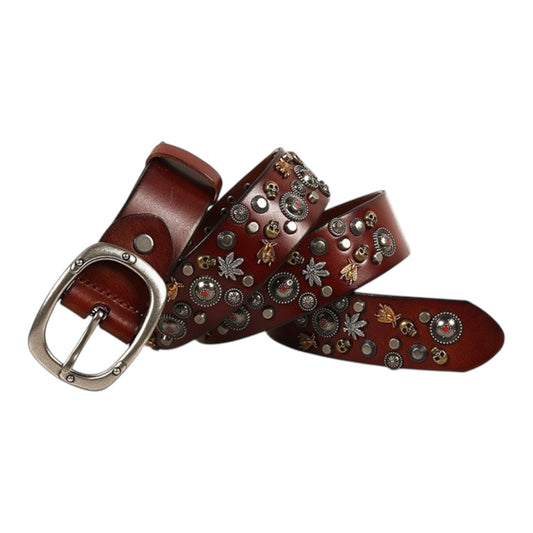 WILD HIVE STUDDED LEATHER BELT