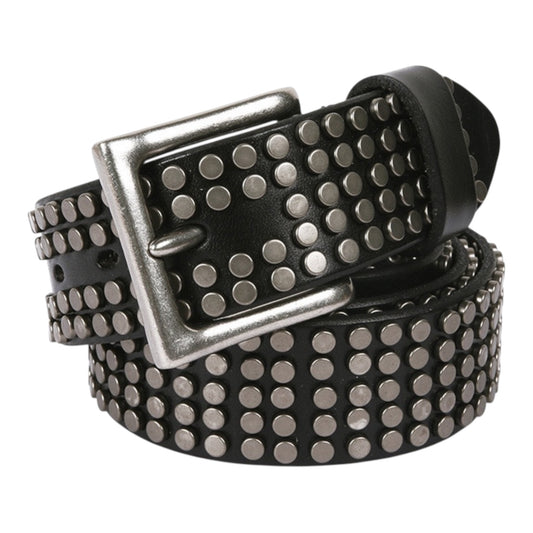 PULSEDOT 360-STUD LEATHER BELT
