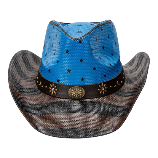 STARLIGHT RODEO STRAW COWBOY HAT