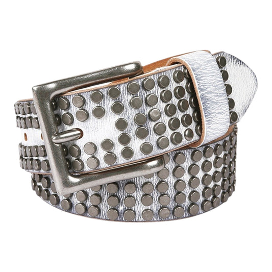 PULSEDOT 360-STUD LEATHER BELT
