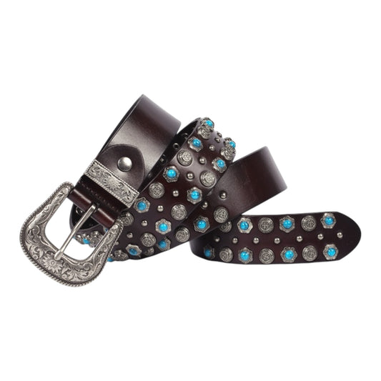 SIERRA TURQUOISE CONCHO BELT