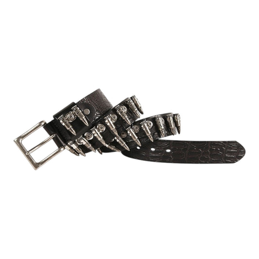 BULLETCORE CROC LEATHER BELT
