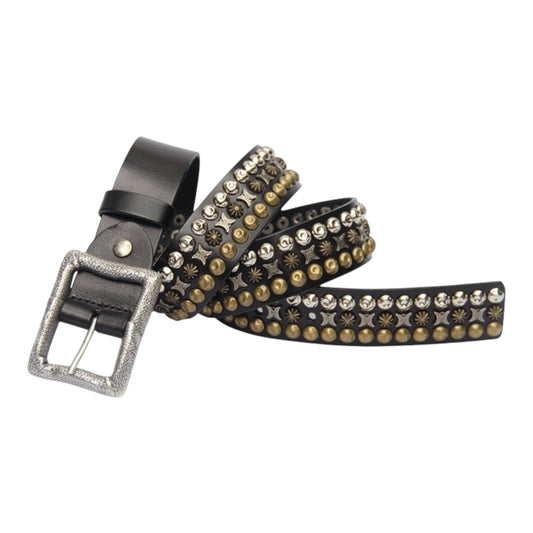 STUD RIOT LEATHER BELT